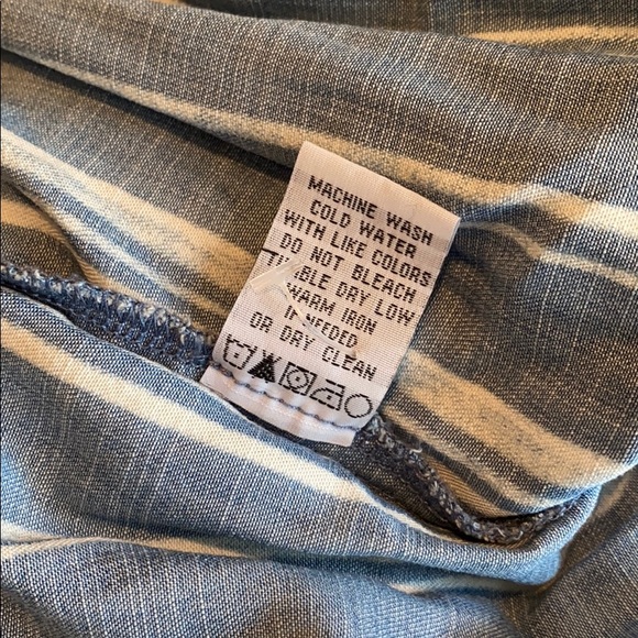 Velvet Heart Striped Denim Jumpsuit - Picture 10 of 11